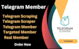 do telegram growth promotion, scraping , subscribers 900k users