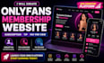 create onlyfans membership website with subscription tip pay per view site