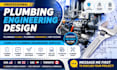 plumbing engineering design plumbing plans plumbing engineer layout drawing
