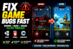 fix unity or HTML5 game bugs, errors and issues fast