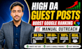 do publish guest posts on high da DR sites with dofollow link