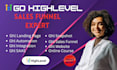 build gohighlevel sales funnel, ghl automation