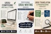 urdu composing, writing, translation and proofreading