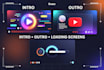 create professional intro and outro videos loading screens