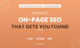 do on page SEO with a clear audit and actionable fixes