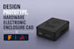 design product prototype, hardware electronic enclosure cad fusion360 solidworks