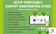 create, redesign a high converting shopify store or dropshipping website