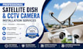 install satellite dish and cctv camera systems