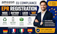 register amazon epr weee, battery, lucid packaging and vat for eu countries