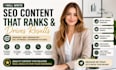 write SEO optimized content articles submission blog writing posts copywriting