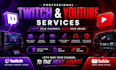 custom chat widget animation for twitch youtube streamer