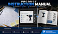 design professional product instruction manual and user guide