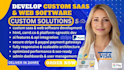 develop custom saas and web software carrdco html ai stripe  paypal integration
