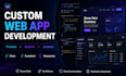 build a custom web app with frontend, backend, and database