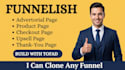 clone advertorial and sales page on funnelish