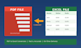 convert your PDF to excel or google sheets spreadsheet accurately and fast