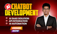 develop ai chatbot, ai agents, ai saas apps and ai integrations