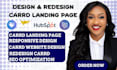 design carrd website, redesign carrd website, carrd website, carrd landing page