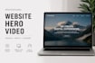 make a hero video displayed on your website