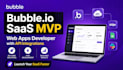 be your bubble io website saas mvp web apps developer with api integrations