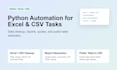 automate excel CSV cleanup with python