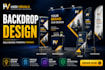 design backdrop, trade show booth and exhibition stand