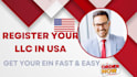 register your llc and get your ein in US