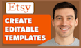 create etsy template etsy digital planner etsy card etsy mockup