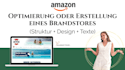 create or optimize your amazon brand store design