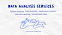 do data analysis and visualization using python