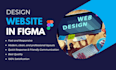 do website design, and landing page in figma