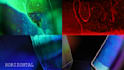 create custom abstract liquid bubble loop background animation