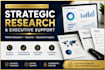 be your executive virtual assistant for operations, research and business