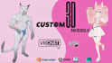 create custom vrchat and furry fursona protogen avatar anime model vrc character