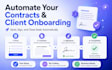 set up docusign pandadoc contract automation website workflow client onboarding