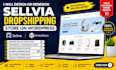 design redesign wordpress sellvia dropshipping store do sellvia marketing