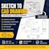 convert your sketch into a professional technical drawing