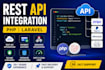 integrate rest API payment gateway in PHP laravel