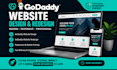 godaddy website design develop godaddy website redsign godaddy website godaddy