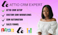 setup attio CRM, gohighlevel automation, workflow, pipelines and integrations