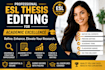 proofread edit and format thesis dissertation manuscript with apa 7th references