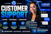 provide friendly customer and chat support