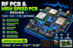 design rf pcb and high speed pcb for GSM gps wifi rf modules