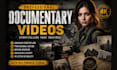 write documentary style youtube scripts and video scripts
