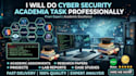 do cyber security academia task professionally