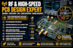 design rf microwave high speed pcb with antenna amplifer gps and audio interface