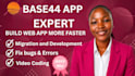 base44 expert, base44 bug fixing ,base44 app deployment, base44 web app