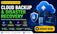 cloud backup disaster recovery solution setup data replication recovery planning