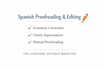proofread and improve your spanish text