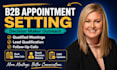 do b2b appointment setting with cold calling and follow up